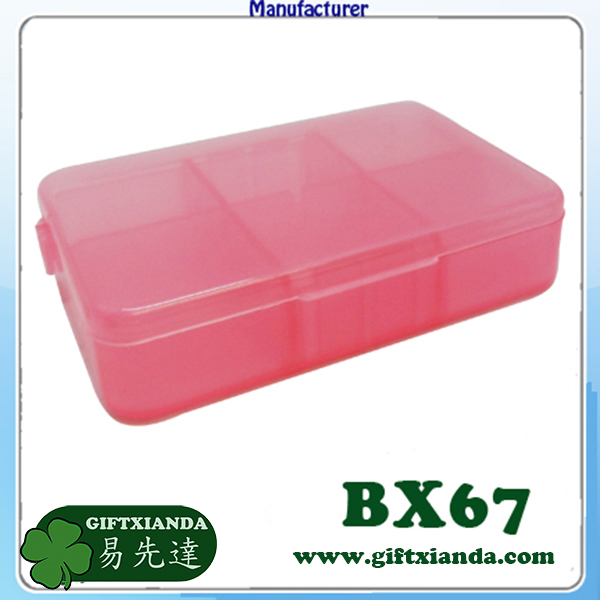 Pill case 1-6 compartment