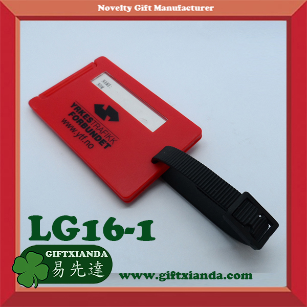 Plastic luggage ID tag