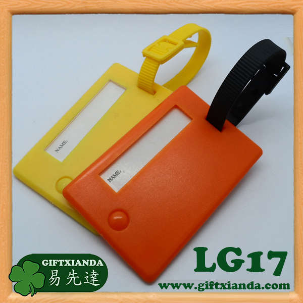 Plastic luggage ID tag