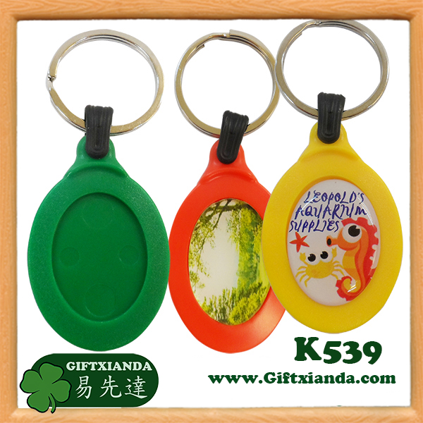 Epoxy sticker key fob