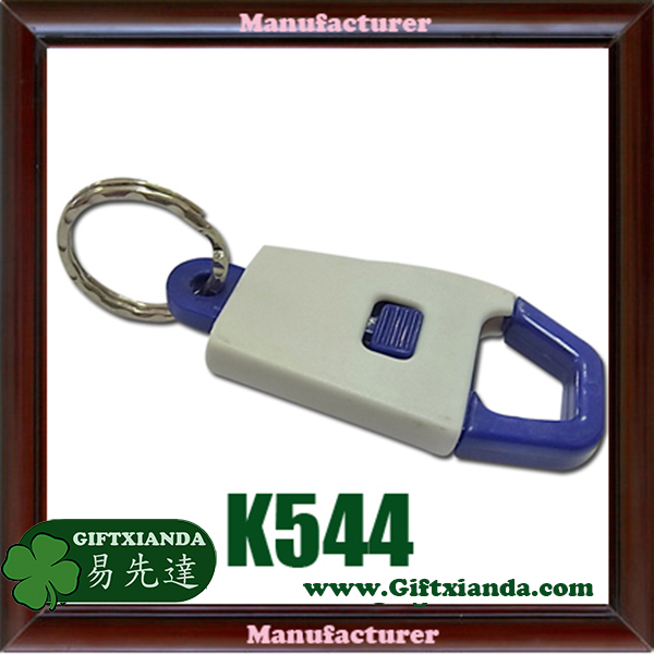 Plastic Key snap hook, keychain, key tag holder, Hooked Key chain