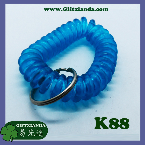 Wrist Coil key holder, Wrist key coil, , Coil key ring wristband, Coil bracelet key ring, Spiral wrist coil key ring, Casino spring coil key ring, Stretchy coil bracelet key ring, Stretchable bracelet key ring, Spiral wrist band key ring, Plastic coil keychain