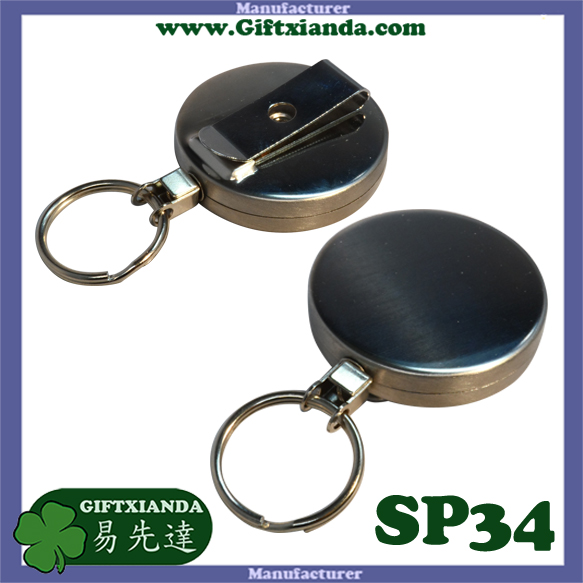 Steel retractor reel badge holder, Retractor Pull Reel, Key Reel